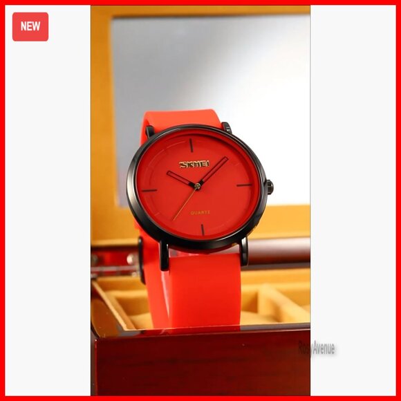 Unisex Quartz Watch Waterproof Silicone Band Minimalist Design main image 4